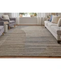 Feizy Elias GRAY/IVORY ELS69FXF 5 ft. X 8 ft. Rectangle Rug