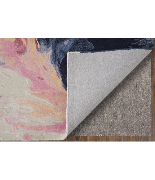 Feizy Kawai Pink/Blue/Ivory KAW8985F 8 ft. X 10 ft. Rect. Rug