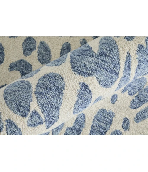 Feizy Wallace Blue/Ivory WAL8A39F 5 ft. X 8 ft. Rect. Rug