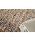 Feizy Pearson Ivory/Tan/Blue PRS39SEF 9ft. x 12ft. Rect. Rug