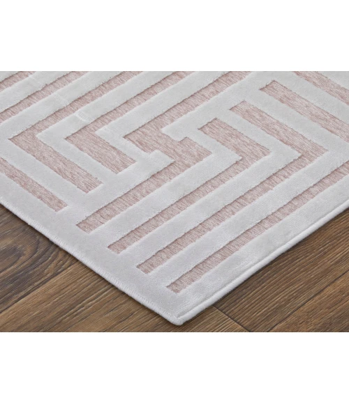 Feizy Saphir Mira BLUSH/WHITE 6803496F 9 ft. 8 in. X 12 ft. 7 in. Rectangle Rug
