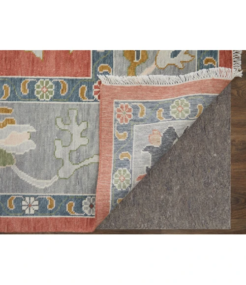 Feizy Karina RUST/GRAY 90969G4F 9 ft. 6 in. X 13 ft. 6 in. Rectangle Rug