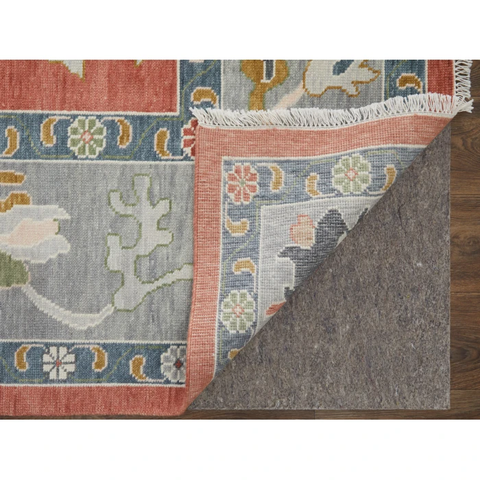 Feizy Karina RUST/GRAY 90969G4F 2 ft. 6 in. X 8 ft. Rectangle Rug