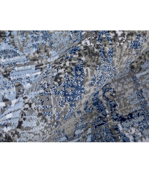 Feizy Gaspar LIGHT BLUE/STERLING 7873834F 8 ft. X 11 ft. Rectangle Rug