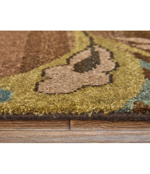 Feizy Amzad BROWN 5236113F 8 ft. 6 in. X 11 ft. 6 in. Rectangle Rug