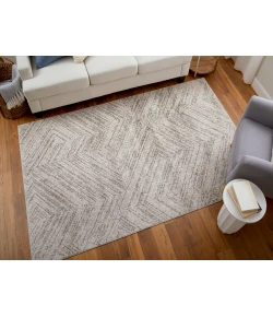 Feizy Vancouver BEIGE/BROWN VNR39NPF 6 ft. 7 in. X 9 ft. 6 in. Rectangle Rug