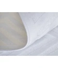 Feizy Saphir Mira WHITE/WHITE 6803489F 7 ft. 6 in. X 7 ft. 6 in. Round Rug