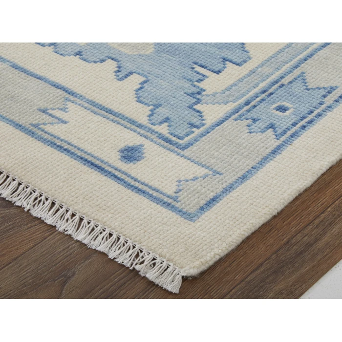 Feizy Karina IVORY/BLUE 90969G7F 12 ft. X 15 ft. Rectangle Rug