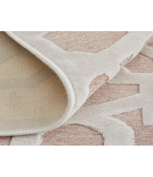 Feizy Saphir Mira BLUSH/WHITE 6803495F 9 ft. 8 in. X 12 ft. 7 in. Rectangle Rug