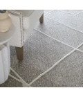 Feizy Euclid Taupe/Ivory/Gray T11T8004 9ft.6in. x 13ft.6in. Rect. Rug
