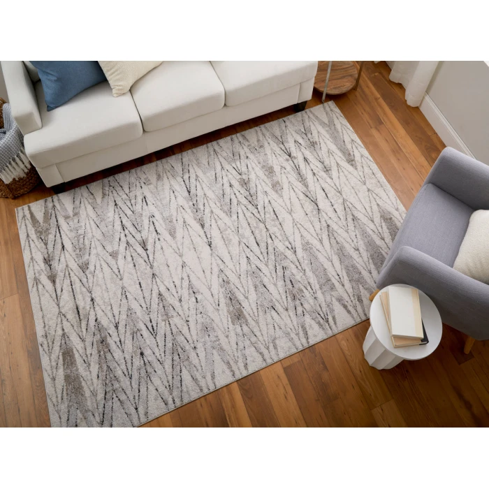 Feizy Vancouver BEIGE/BROWN VNR39NTF 2 ft. 10 in. X 7 ft. 10 in. Rectangle Rug