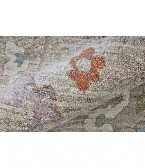 Feizy Dartmouth Tan/Brown/Blue DRT39QKF 7 ft. 9 in. X 10 ft. Rect. Rug