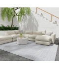 Feizy Highview Gray/Ivory T34T8018 3ft.6in. x 5ft.6in. Accent Rug Rug