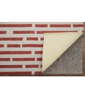 Feizy Bermuda II Red/Ivory 7520783F 9ft. x 12ft. Rect. Rug