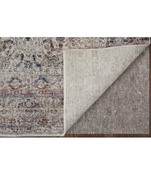 Feizy Caprio Taupe/Ivory/Gray 9203958F 7ft.10in. x 10ft. Rect. Rug