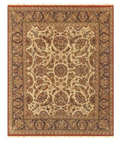 Feizy Edmonton 6521F CREAM/CHARCOAL Area Rug 5 ft. 6 X 8 ft. 6 Rectangle