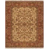 Feizy Edmonton 6523F IVORY/RED Area Rug 4 ft. X 6 ft. Rectangle