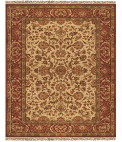 Feizy Edmonton 6523F IVORY/RED Area Rug 4 ft. X 6 ft. Rectangle