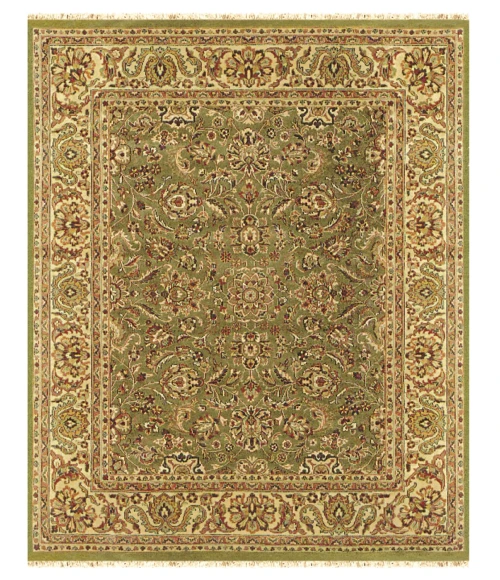 Feizy EDMONTON 6523F IN LIGHT GREEN/CREAM 5' 6" x 8' 6" Area Rug