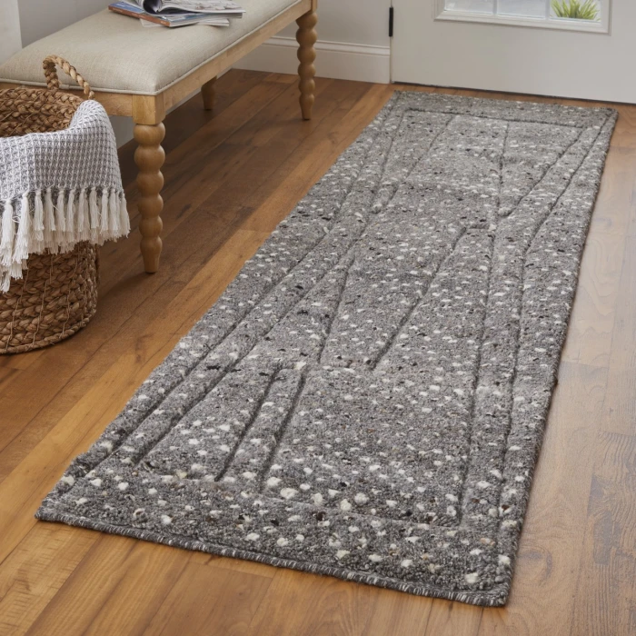 Feizy Dering Gray/Tan/Taupe T27T6042 2ft.6in. x 8ft. Rect. Rug