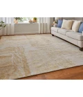 Feizy Eastfield GOLD/IVORY EAS69FTF 2 ft. 6 in. X 8 ft. Rectangle Rug