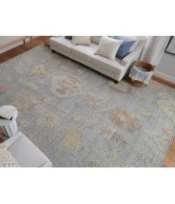 Feizy Grafton BLUE/GRAY GFT69FMF 7 ft. 9 in. X 9 ft. 9 in. Rectangle Rug