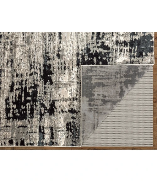 Feizy Micah BLACK 6943339F 8 ft. X 10 ft. Rectangle Rug