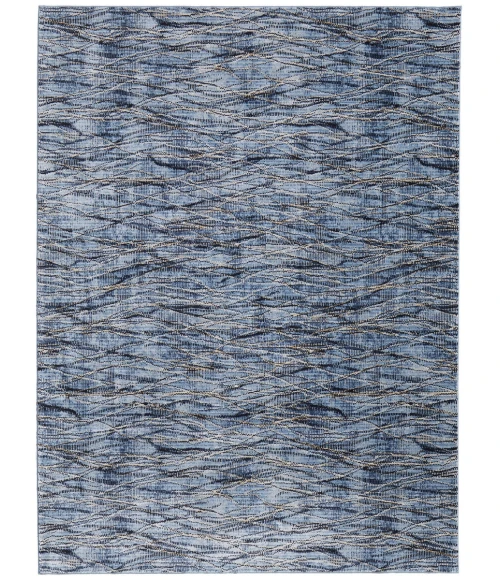 Feizy Sonora BLUE/NAVY SNR39NXF 2 ft. 6 in. X 7 ft. 3 in. Rectangle Rug