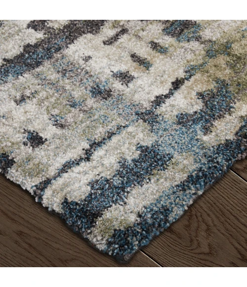 Feizy Skyview Gray/Black/Ivory SKV39QBF 5 ft. X 7 ft. 6 in. Rect. Rug