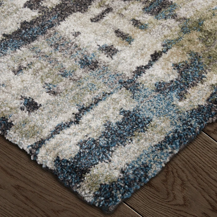 Feizy Skyview Gray/Black/Ivory SKV39QBF 12 ft. X 15 ft. Rect. Rug