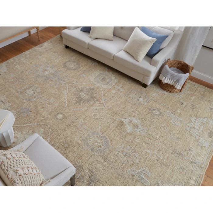 Feizy Grafton BROWN GFT69F8F 7 ft. 9 in. X 9 ft. 9 in. Rectangle Rug