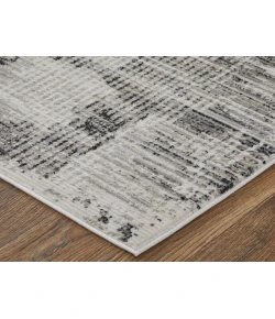 Feizy Sonora GRAY/IVORY SNR39NYF 6 ft. 7 in. X 9 ft. 6 in. Rectangle Rug