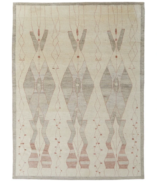 Feizy Kasbah BEIGE/GRAY KAS69G3F 2 ft. X 3 ft. Rectangle Rug