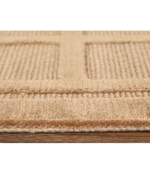 Feizy Channels BEIGE 2877278F 5 ft. 6 in. X 8 ft. 6 in. Rectangle Rug