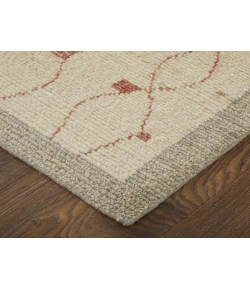 Feizy Kasbah BEIGE/GRAY KAS69G3F 2 ft. X 3 ft. Rectangle Rug
