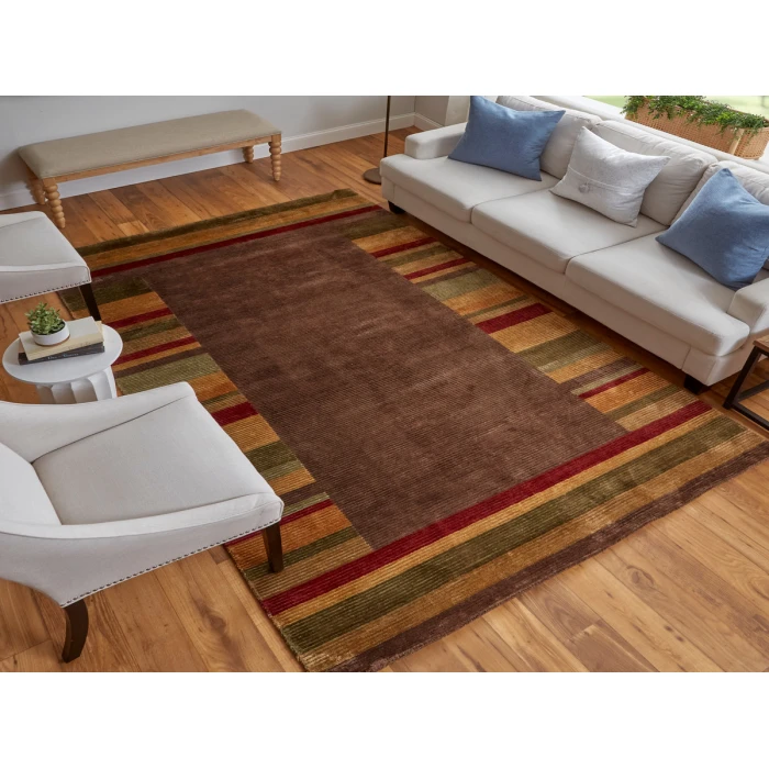 Feizy Keystone MULTI 2927171F 7 ft. 9 in. X 9 ft. 9 in. Rectangle Rug