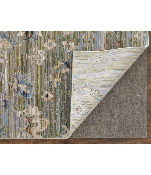 Feizy Melrose GREEN/IVORY MEL39P3F 9 ft. 0 in. X 12 ft. 8 in. Rectangle Rug