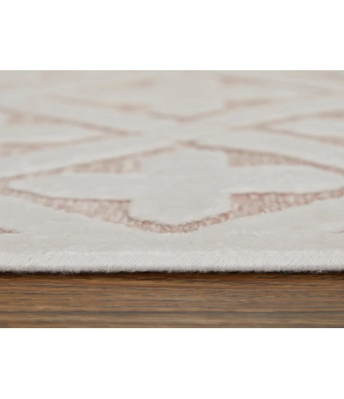 Feizy Saphir Mira BLUSH/WHITE 6803500F 9 ft. 8 in. X 12 ft. 7 in. Rectangle Rug