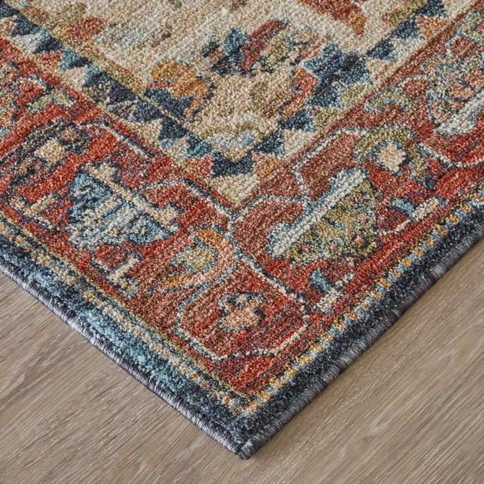 Feizy Pearson Ivory/Red/Blue PRS39SGF 10ft.0in. x 12ft.8in. Rect. Rug