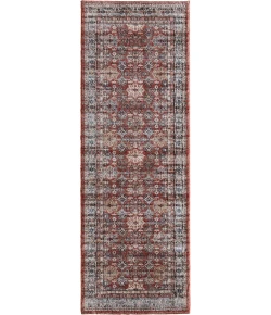 Feizy Pearson Red/Tan/Blue PRS39SKF 2ft.6in. x 7ft.3in. Rect. Rug