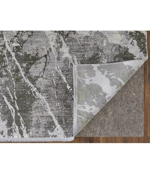 Feizy Cadiz GREEN/IVORY 86639N6F 3 ft. 1 in. X 5 ft. Rectangle Rug