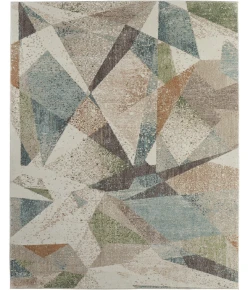 Feizy Eden Ivory/Blue/Green EDN39QVF 5 ft. X 7 ft. 6 in. Rect. Rug