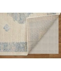 Feizy Camellia BLUE/IVORY CMA39K9F 4 ft. 3 in. X 6 ft. 3 in. Rectangle Rug
