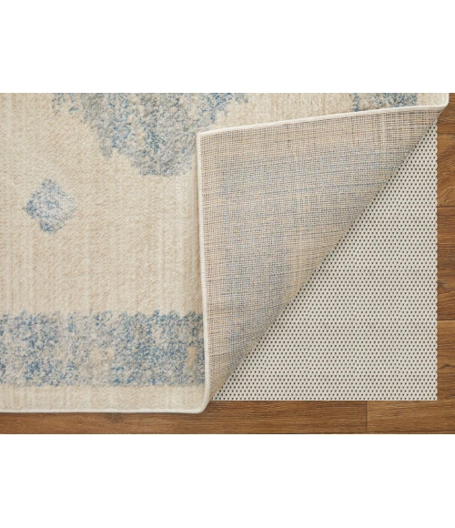Feizy Camellia BLUE/IVORY CMA39K9F 4 ft. 3 in. X 6 ft. 3 in. Rectangle Rug