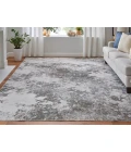 Feizy Waldor IVORY/GRAY 73539NDF 5 ft. X 8 ft. Rectangle Rug