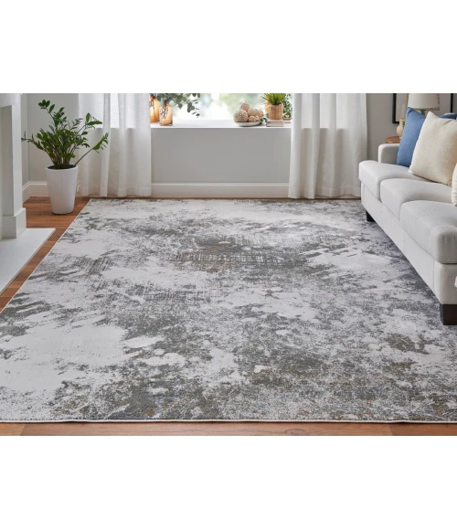 Feizy Waldor IVORY/GRAY 73539NDF 5 ft. X 8 ft. Rectangle Rug