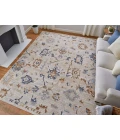 Feizy Pasha IVORY/MULTI PAS39M8F 5 ft. X 7 ft. 6 in. Rectangle Rug
