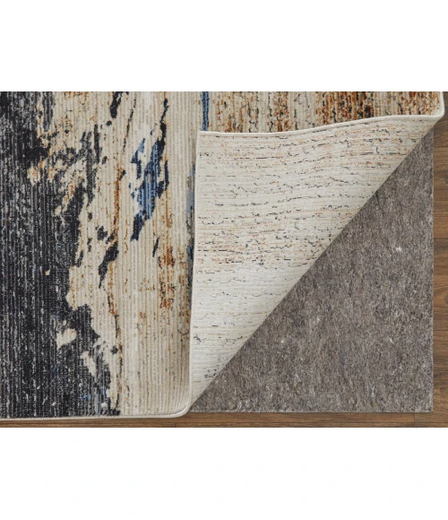 Feizy Sonora IVORY/BLUE SNR39NWF 9 ft. 0 in. X 12 ft. 8 in. Rectangle Rug
