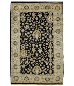Feizy Drake 6047F BLACK/BEIGE Area Rug 8 ft. X 8 ft. Round