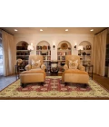 Feizy DRAKE 6048F IN RED/BEIGE 5' 6" x 8' 6" Area Rug